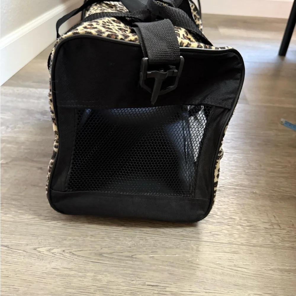 Leopard Print Duffel Bag